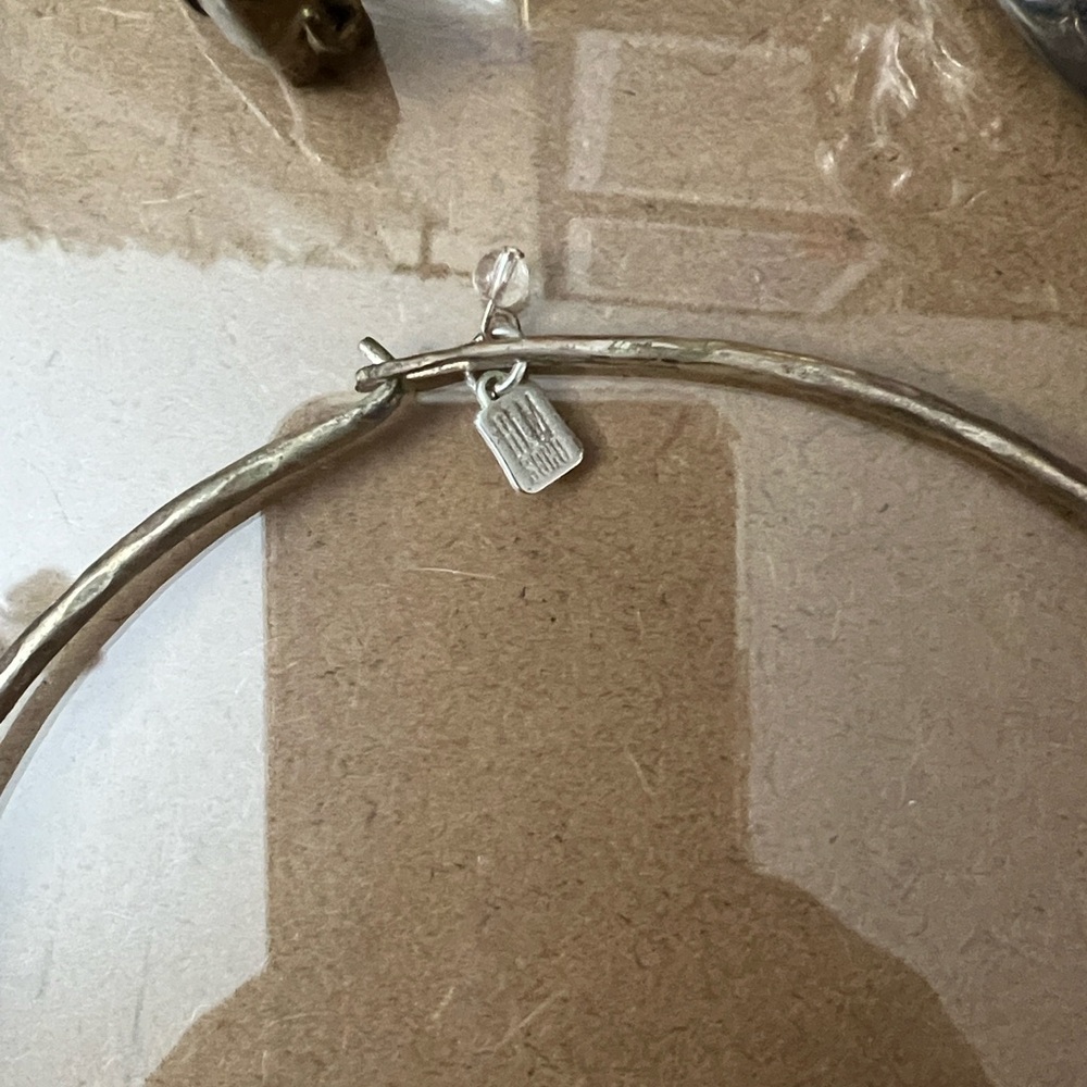 Robert Lee Morris Silver Sculptural Flower Collar Necklace - Picture 3 of 5
